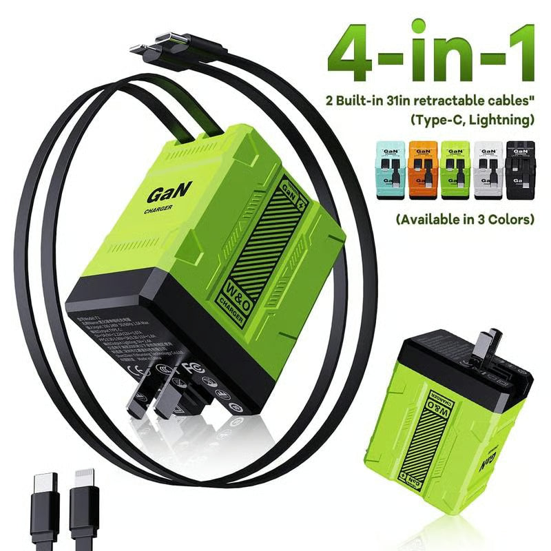 4-in-1 GaN Fast Charging Station 🚀⚡