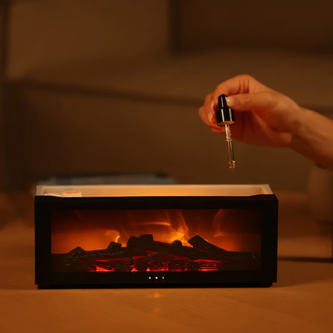 🔥Fireplace Flame Diffuser Humidifier with Remote