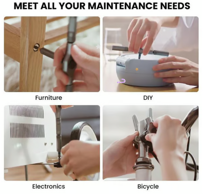 🔥24 in 1 DlY Screwdriver Set Magnetic Compact and Portable Ratchet Screwdriver