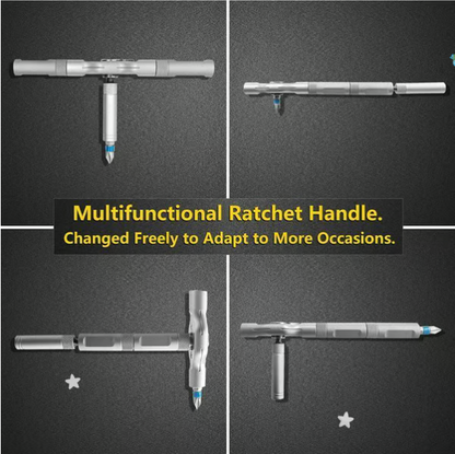 🔥24 in 1 DlY Screwdriver Set Magnetic Compact and Portable Ratchet Screwdriver