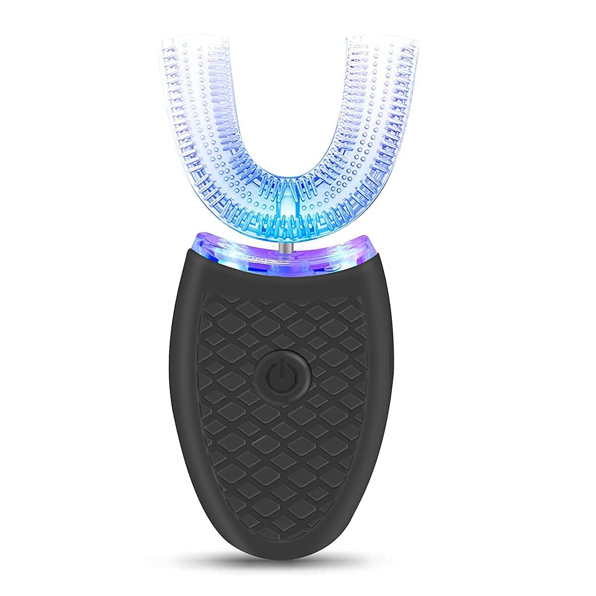 Ultrasonic Electric Toothbrush, U Shaped Automatic Toothbrush for Adults 360° Whole Mouth Toothbrush Whitening IPX7 Waterproof