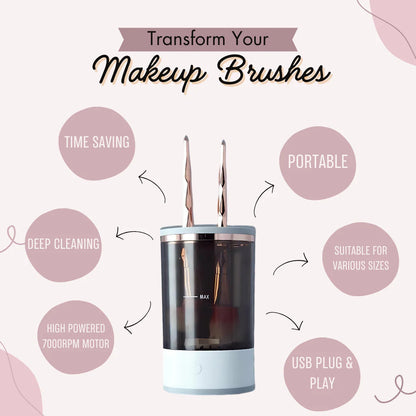 💖The Ultimate Electric Makeup Brush Cleaner & Dryer 🌸🧼
